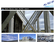 Tablet Screenshot of alltilt.com.au